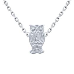 Colier argint 925 rodiat cu bufnita - Be Wise, Be Special [1]